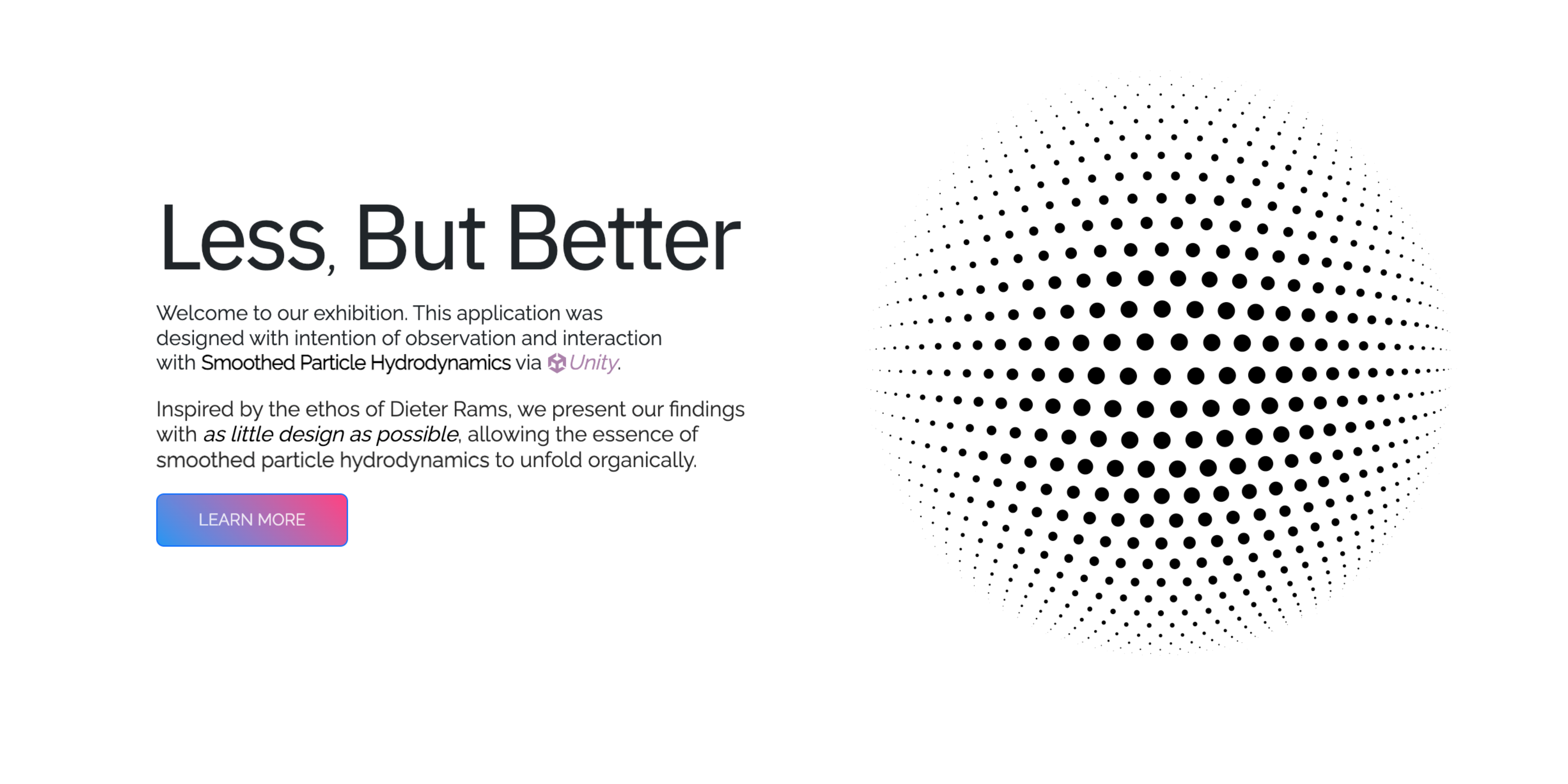 Less, But Better